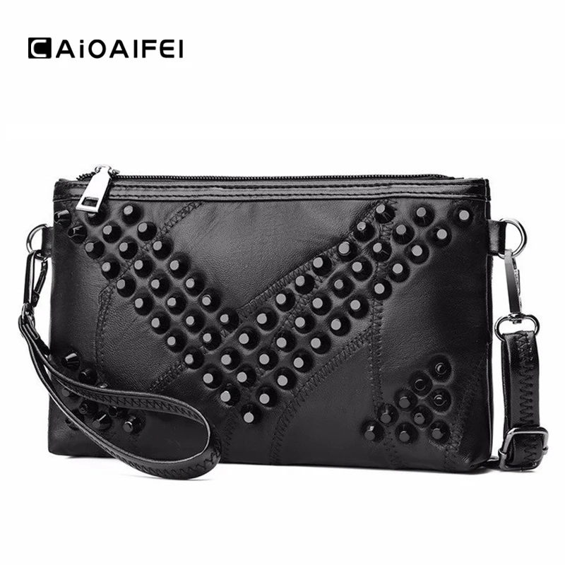 CAIOAIFEI Ретро стиль Лоскутная искусственная кожа сумки-мессенджеры для женщин