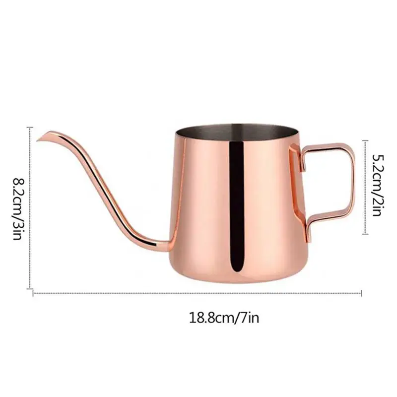 350ml 250/350 мл нержавеющая сталь гусиная шея залить над Кофеварка Висячие уши капельного кофе с длинным носиком чайник - Цвет: 350ml