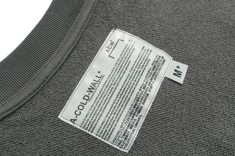 

Winter 2021 ACW Industrial Style Paint Doodle Sweatshirt Hip-Hop High Street Oversize Crewneck Men Women A-COLD-WALL Pullover