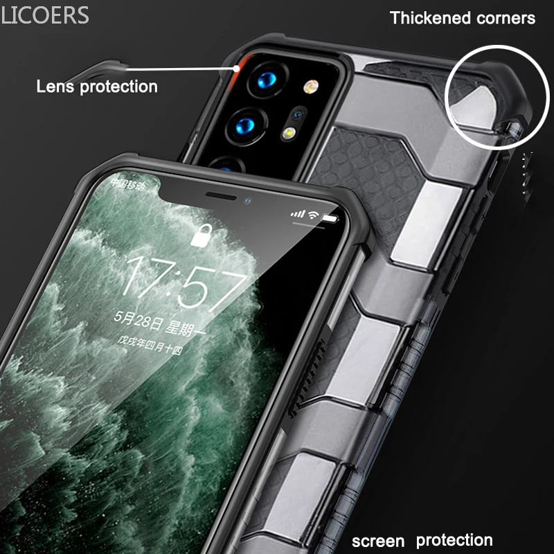 Military Armor Airbag Anti-fall Case for Huawei P40 Pro Plus Mate 40 30 Pro Lens Protection Shockproof Anti-slip Case Cover Capa