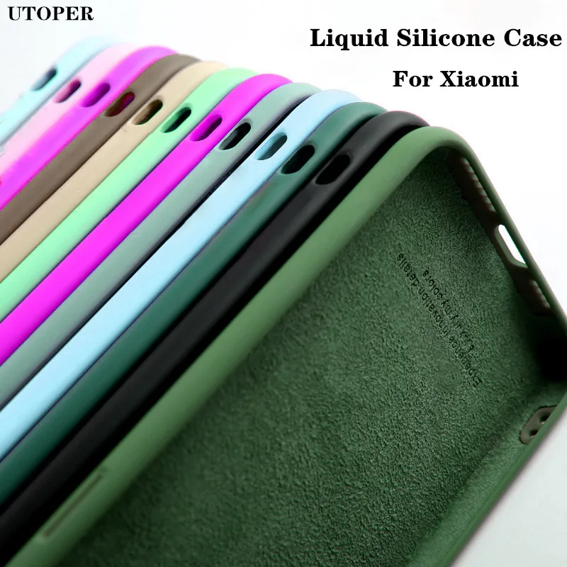 official liquid silicone phone case for xiaomi poco m3 x3 pro ncf f3 11 full protector case for xiaomi redmi note 9 10 pro cover free global shipping