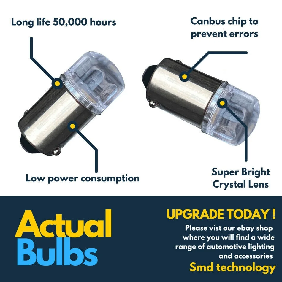 

H6w Bax9s 433 Led 1895 T4w 434 Автомобильная CAN-шина без ошибок внутренсветильник боковая лампа низкая цена 2021 новый стиль