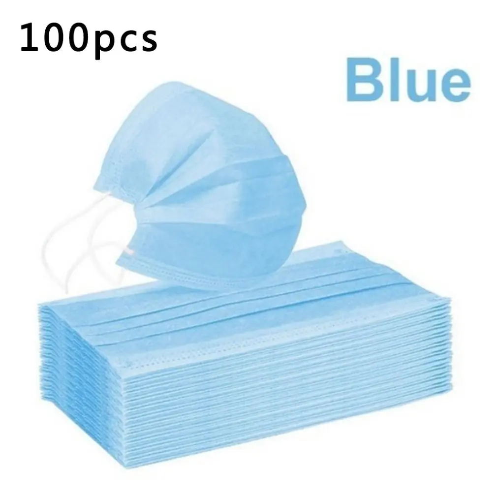 

Disposable Protective Facial Mask Hanging Ear Windproof Protected Shield Dustproof Anti-Fog Filter Mouth Covers