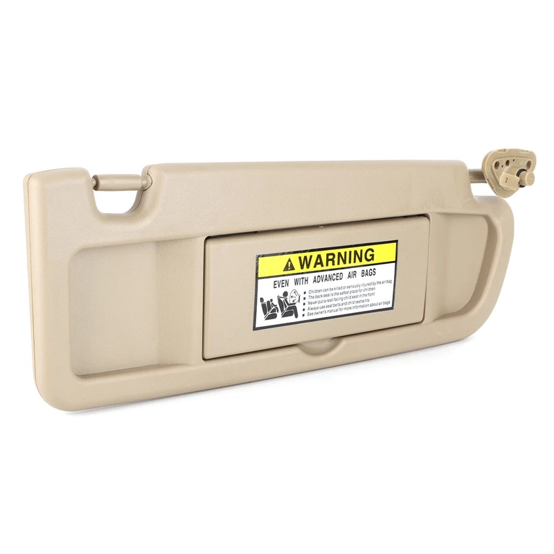 

Left Driver & Right Passenger Side Sun Visor Compatible with for 2006-2011 Honda Civic Replaces (Pair,Beige)