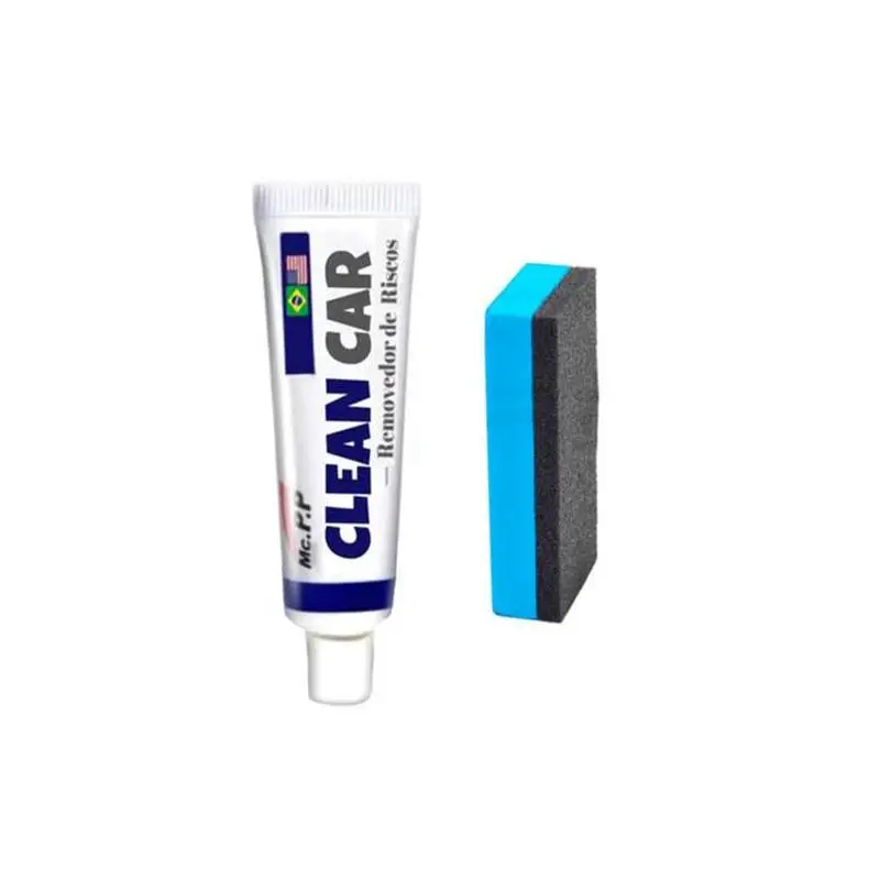 

1pcs Auto Scratch Remover Repair Wax Car Polishing Body Compound Paint Care Cream With Sponge