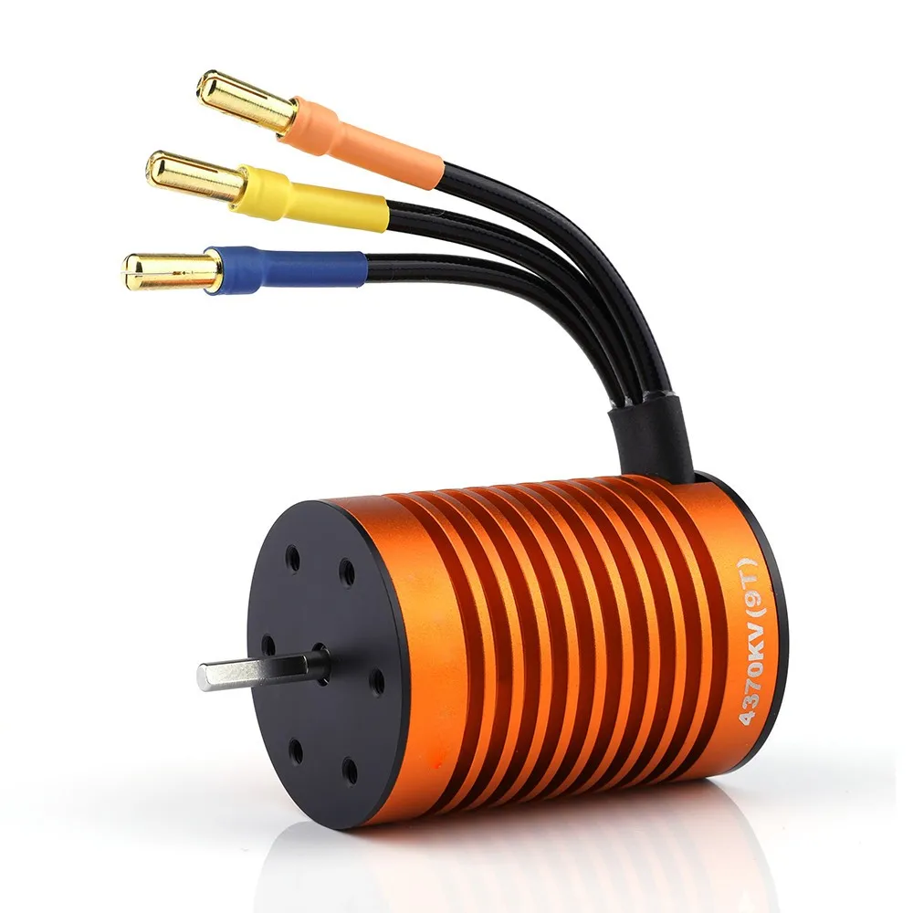 9T 4370KV бесщеточный двигатель + 60A ESC контроллер скорости Combo ME720 для 1/10 RC автомобиля