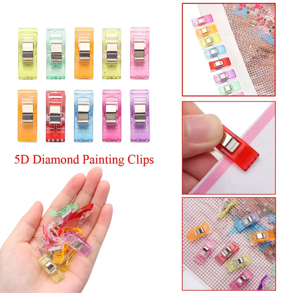 Новые модные креативные прочные 5D зажимы для алмазной живописи чтобы продолжать