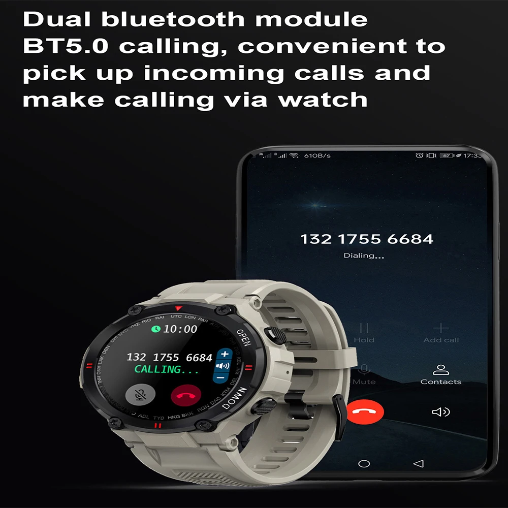 Смарт-часы LEMFO K22 мужские с Bluetooth сенсорным экраном 400 мАч | Электроника