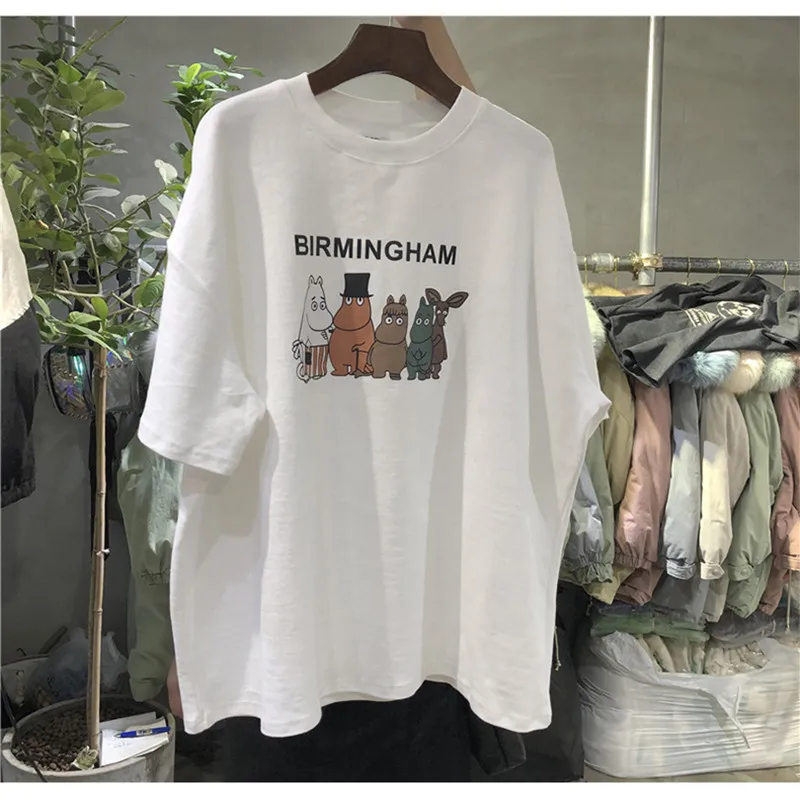 

Short-Sleeved T-Shirt Loose Harajuku Style Casual Top