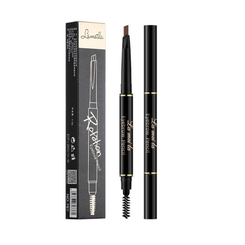 

Двухсторонний карандаш для бровей долговечный водонепроницаемый грязепроницаемый простой в использовании карандаш для бровей Макияж 6 цветов