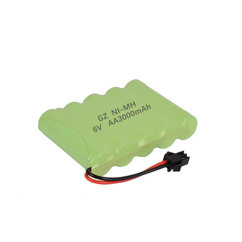 upgrade 6v 3000mah nimh battery charger sets for rc toys cars tank truck robots guns boats aa ni mh 6v rechargeable battery pack free global shipping
