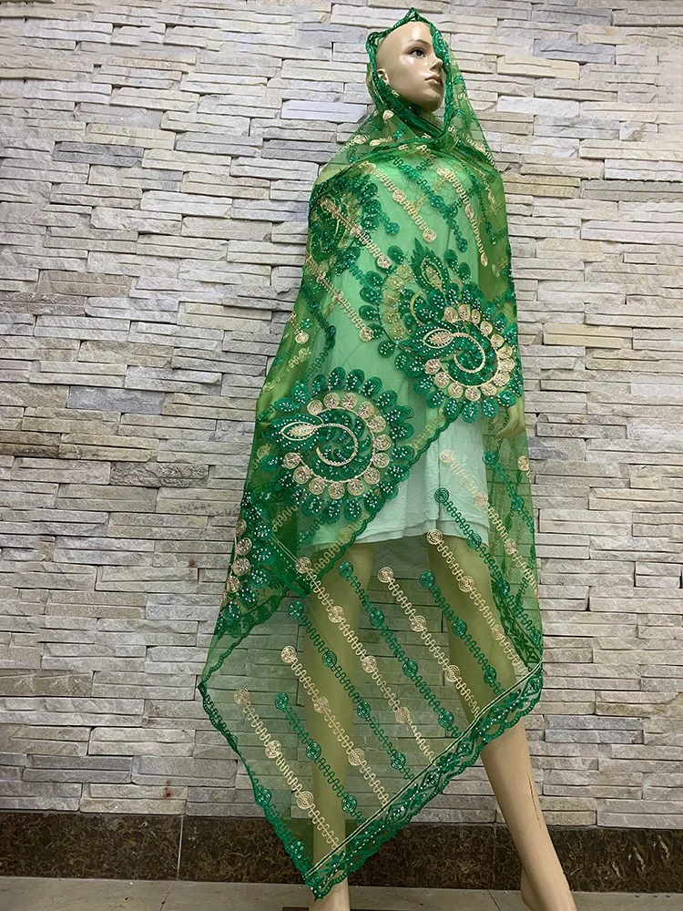 Реальный снимок! Африканские женские шарфы большого размера шарф из тюли