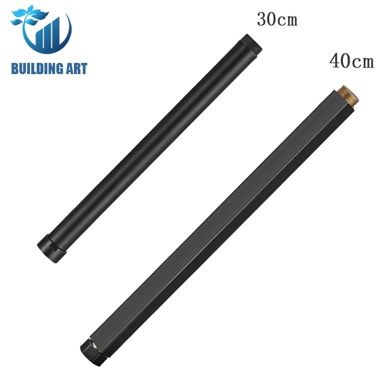 Латунная круглая/квадратная удлинительная труба для душа смеситель с