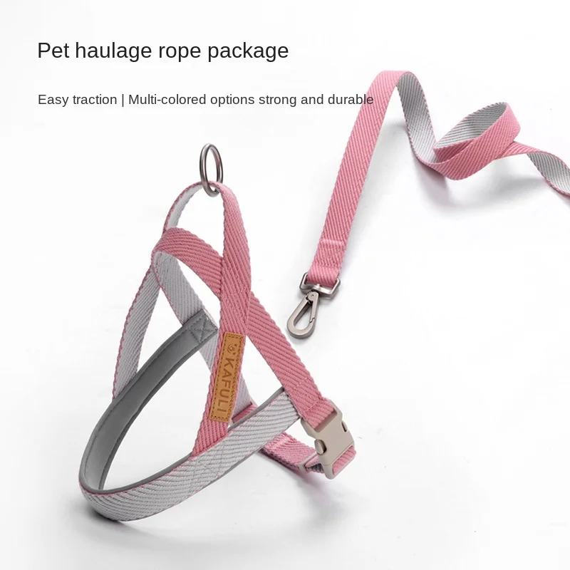 

Dog leash teddy golden retriever dog dog collar for the huge dog dog rope chain chest straps pet supplies