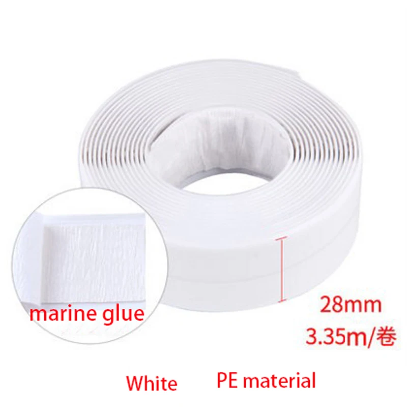 Новая стильная самоклеящаяся уплотнительная лента для стен ванной раковины с