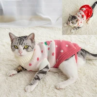 cat dog clothes winter clothes suit for cat small dog chihuahua yorkies cat dog sweater vest kitten warm cute thick pet clothing