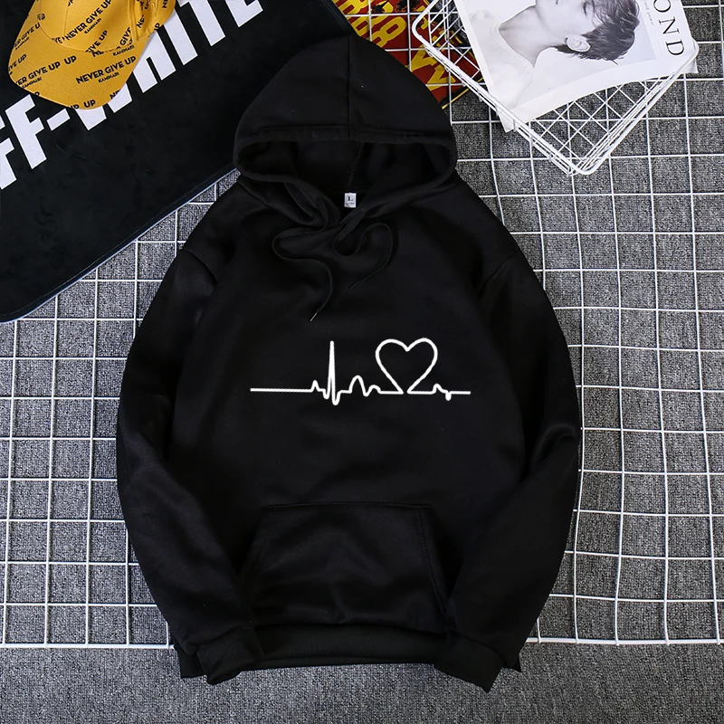 Women Hoodies Casual Harajuku Love Printed Hoodie Autumn Winter Female Hoodies Women Long Sleeve Clothing Sudadera Mujer Moletom