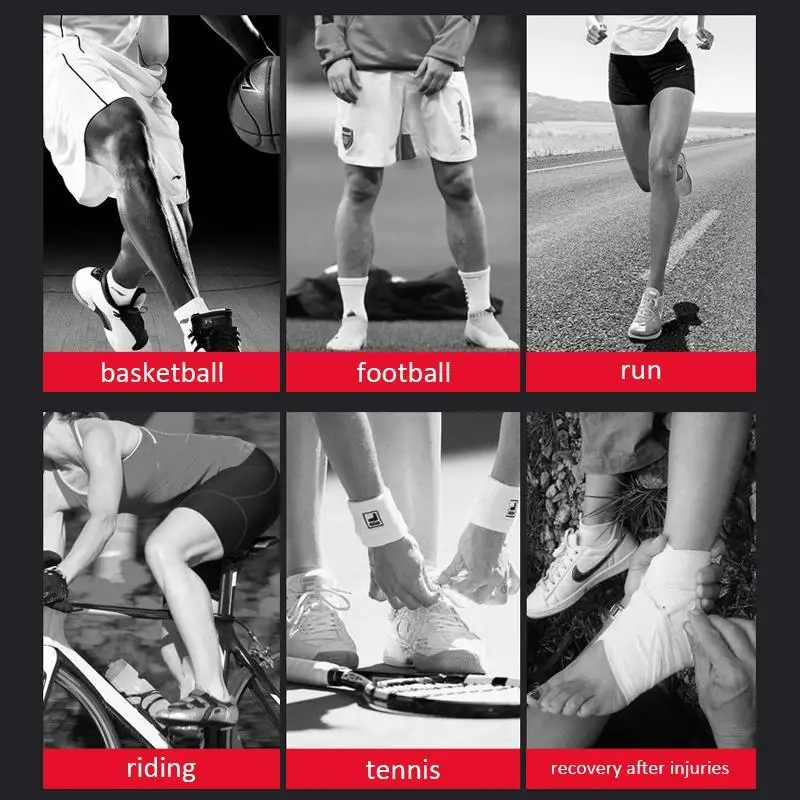 

1PC Pressurized Sport Ankle Support Elastic High Protect Sports Ankle Equipment Safety Running Basketball Ankle Brace Support