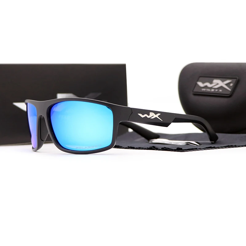 

2021NEW Wileyx Peak Men's Polarized Fishing Glasses Sunglasses Fashion UV400 Outdoor Driving Sunglasses Full Set Of Color Box Pa