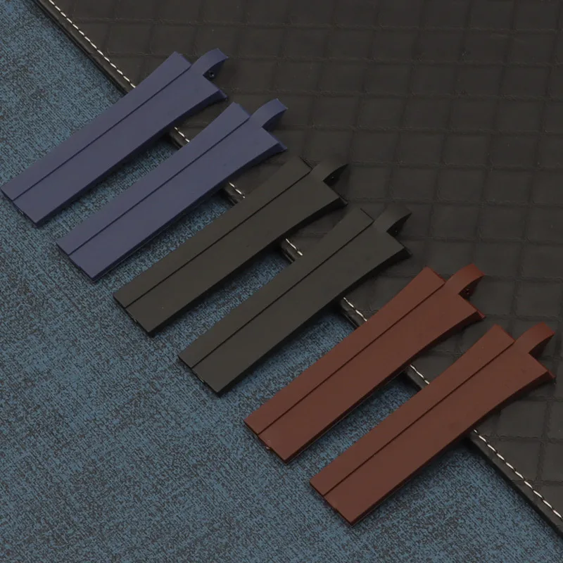 Ремешок силиконовый для Porsche P6360 мягкий резиновый браслет часов аксессуары Bnad 27