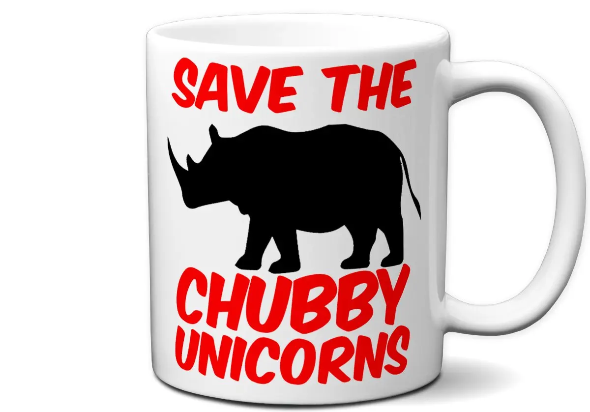 Сохраните кружку для полных единорогов сохраните риносороги любителей животных