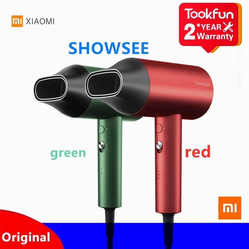 

Xiaomi Mijia SHOWSEE A5-R G Anion Hair Dryer Negative Ion hair care Professinal Quick Dry Home 1800W Portable Diffuser Constant