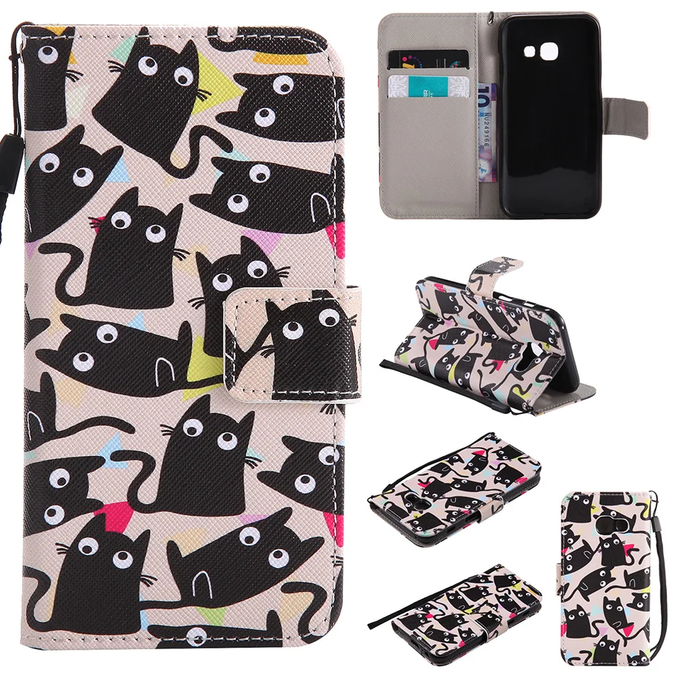 Чехол-книжка для Samsung Galaxy S3 S4 S5 S6 S7 Edge S8 S9 S10 Plus S10e S20 Ultra Note 4 5 8 9 10 20 | Мобильные
