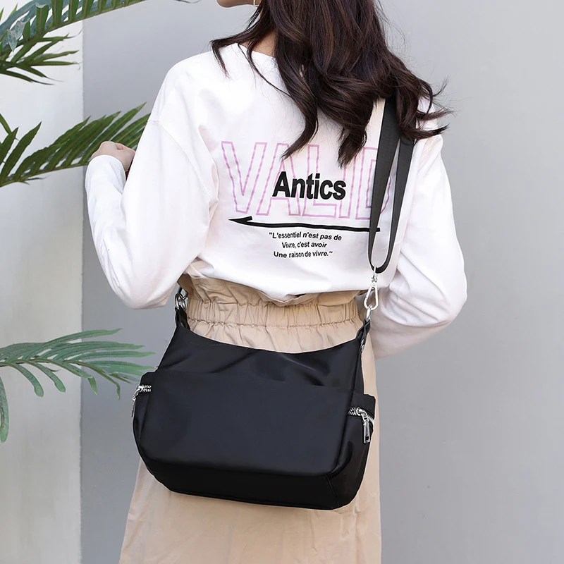 

Outdoor Travel Nylon Shoulder Bag for Women 2021 New Female High Quality Portable Crossbody Bags Ladies Canvas Tote Bags Handbag