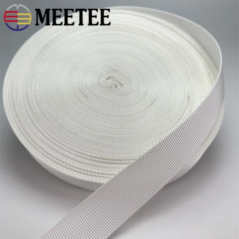 8Meters Meetee 1mm Thicken Nylon Webbing Tapes Bag Strap 20/25/32/38mm Outdoor Belt Handbag Bias Binding Accessories | Дом и сад