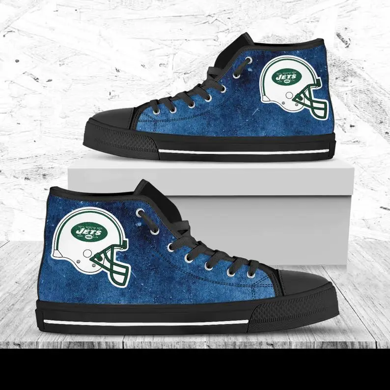 

New York Jets Hightops Casual Sneakers Shoes For Man High For Men/high Quality Handiness Light Weight Sneakers