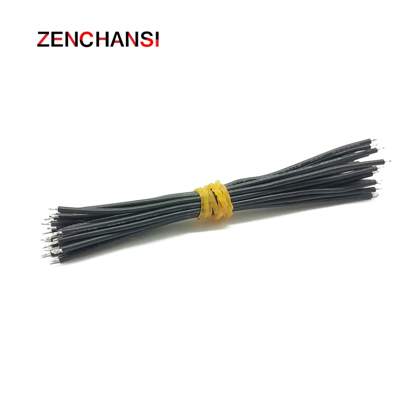20 шт 24 AWG 10 см Цельсия устойчивый силиконовый провод DIY Электронный очень мягкий