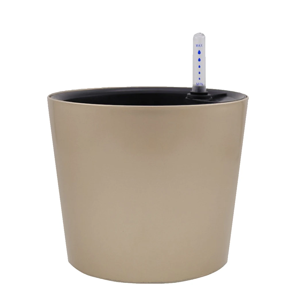 

Classico 18cm Diameter Detachable Self Watering Traditional Round Planter Pot Self Watering Planter for Indoor Plants