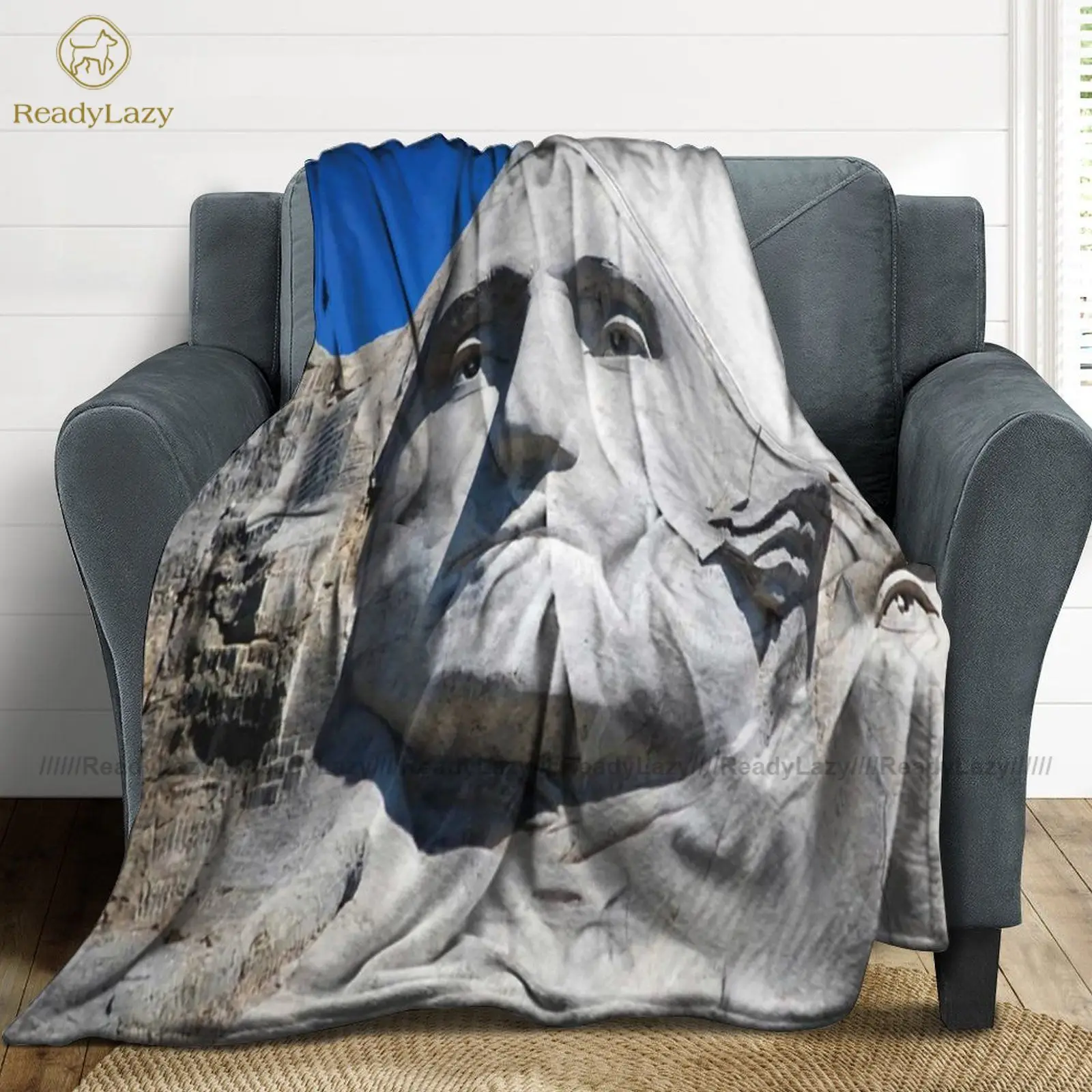 

Places Faces Blanket Cute Fleece Blanket Winter Soft Fashion Bedspread