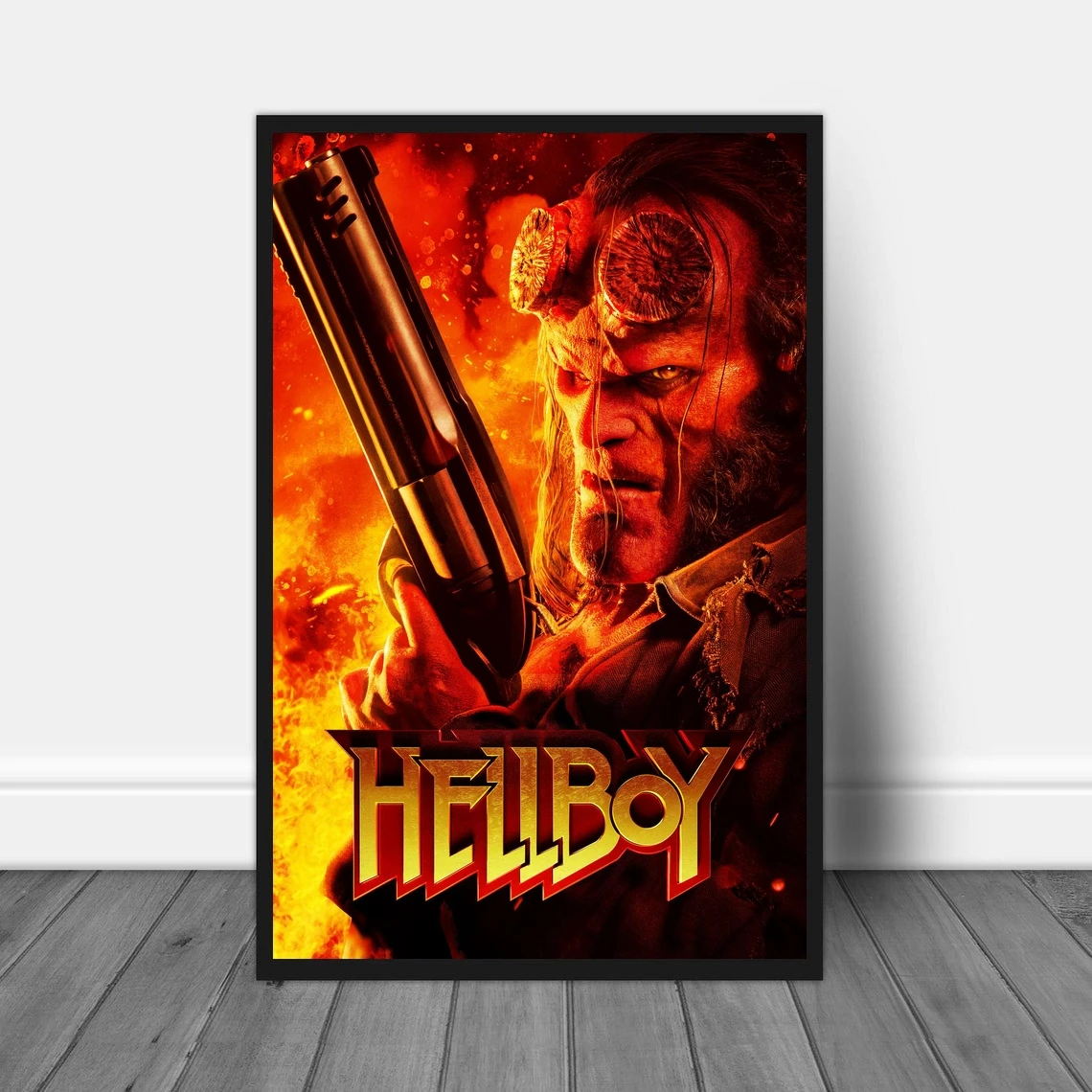 

Hellboy Classic Movie Poster Cover Home Living Room Room Wall Decoration Painting Canvas Picture Printing (No Frame)