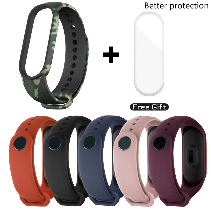 

Ремешок силиконовый сменный для Xiaomi Mi Band 6 5 3 4