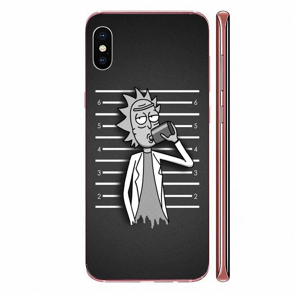 Rick And Morty гелевые защитные чехлы из мягкого силикона и ТПУ прозрачные для Xiaomi Redmi