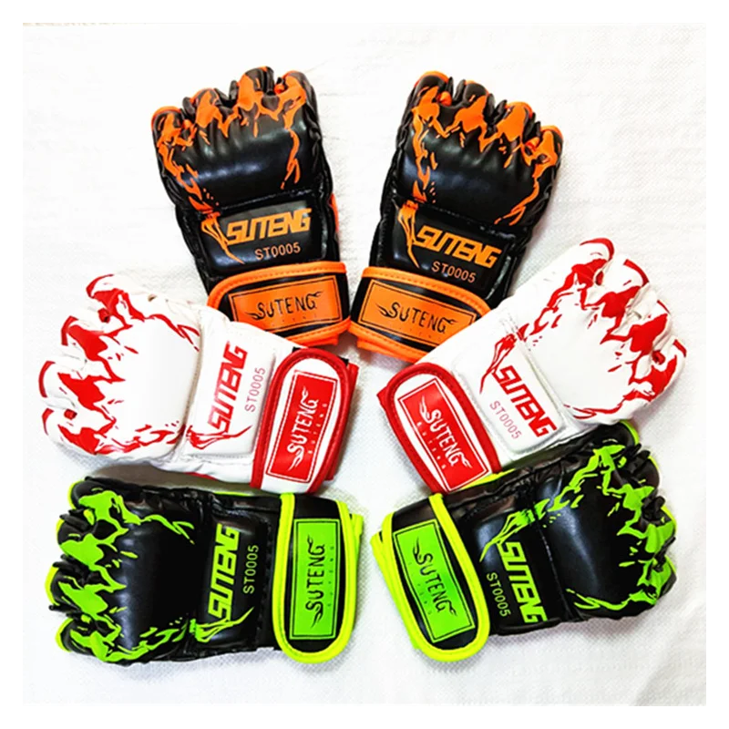 

Высококачественные перчатки для тренировок в тренажерном зале для взрослых, MMA, Muay Thai, Боксерские перчатки для мужчин и женщин
