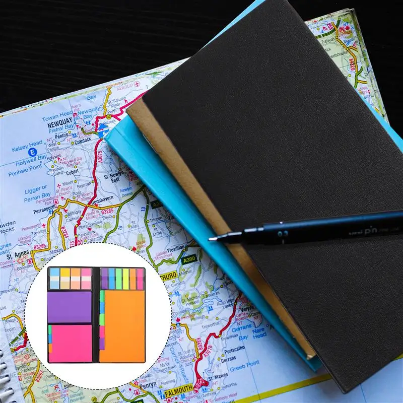 

1 Set Adhesive Notes Sticky Memo Pads Index Stickers Office School Supplies Fashion Notepads Sticky Memo Pads