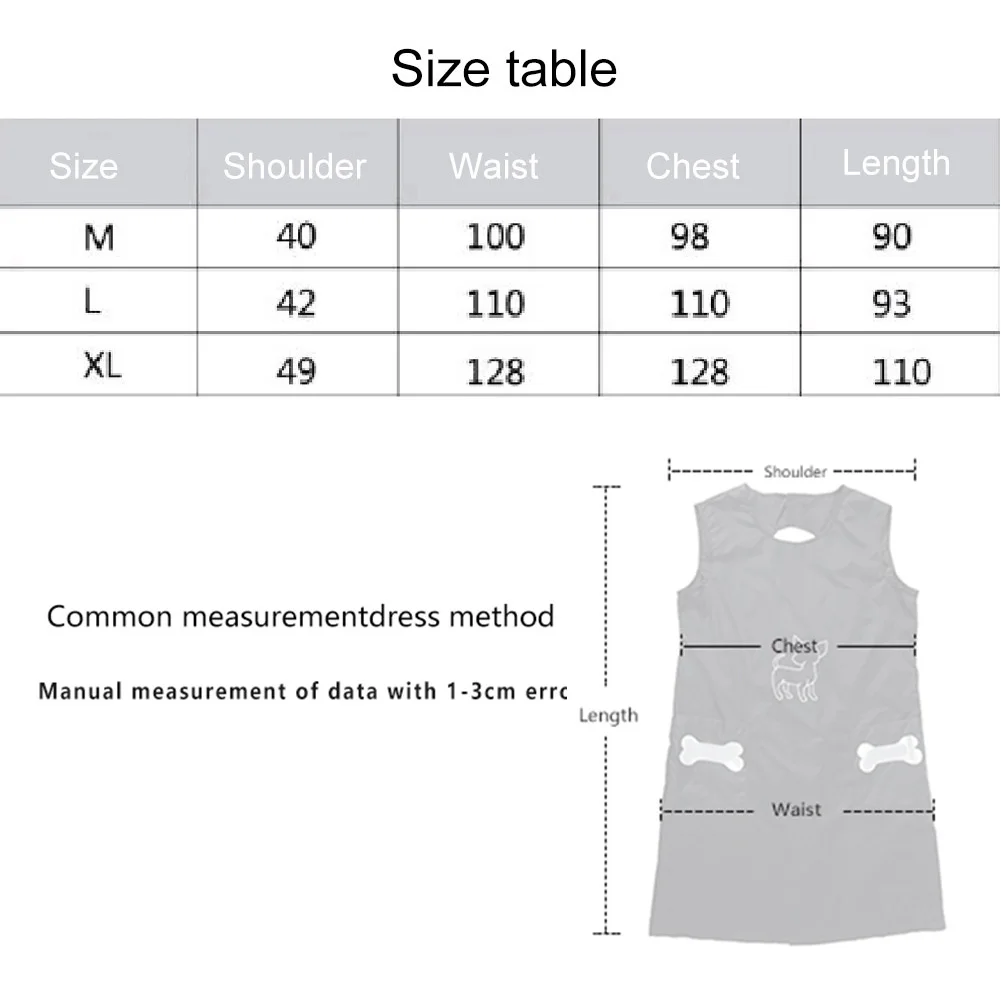 Водонепроницаемый нейлоновый фартук для груминга зоотовары с карманами