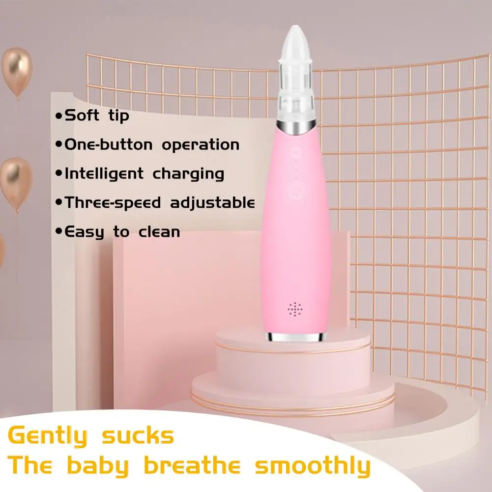 Электрический носовой аспиратор для малышей Очиститель носа с функцией носочки
