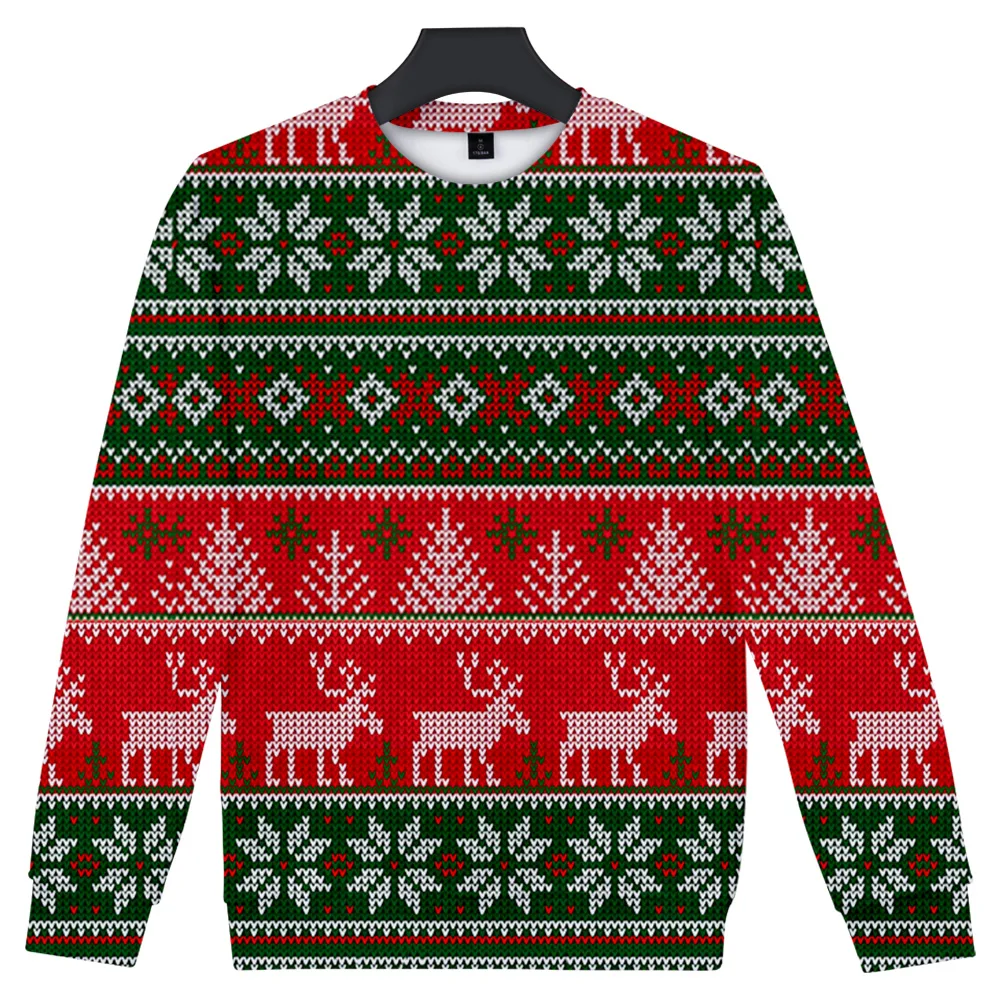 

2021 Christmas 3D print print t-shirt Men/Women summer Casual long Sleeve Hoodie Clothes 5