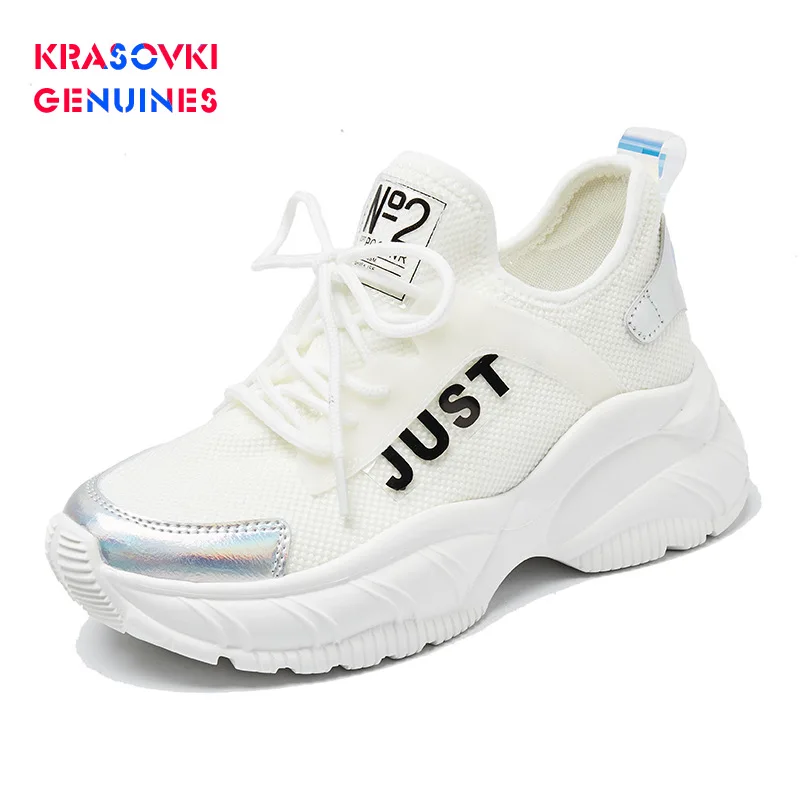 Krasovki Genuines/женские кроссовки модная Осенняя обувь Прямая поставка дышащая на