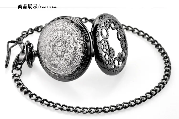 Винтажные кварцевые карманные часы в стиле ретро стимпанк бронзовая Экипировка