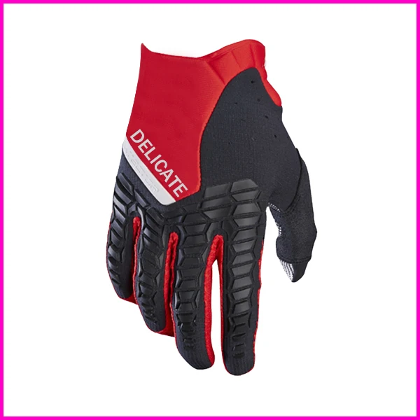 Новый! Нежный лиса Мотоцикл ATV велосипед езда черные красные перчатки|Перчатки| |