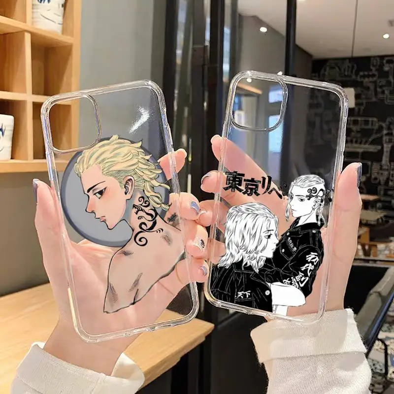 

Tokyo Revengers manjiro sano Phone Case For iphone 13 12 11 8 7 plus mini x xs xr pro max Transparent soft