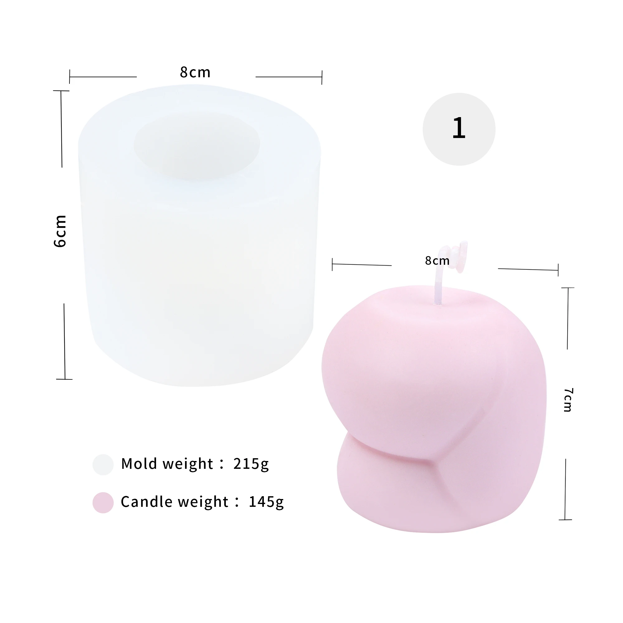 Инструменты для изготовления мыла с 5 бедрами многоразовые Пухлые Красивые