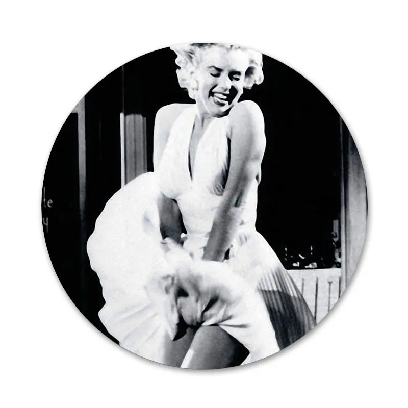 Значок эротичной девушки Мэрилин Монро для одежды украшение рюкзака подарок |