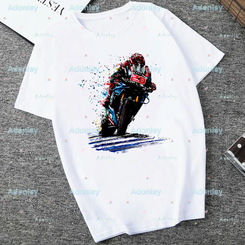 

Fabio Quartararo Women Harajuku Tops Summer Short Sleeve Tees Women Kawaii Graphic T-shirt Clothes ，Drop Shipping