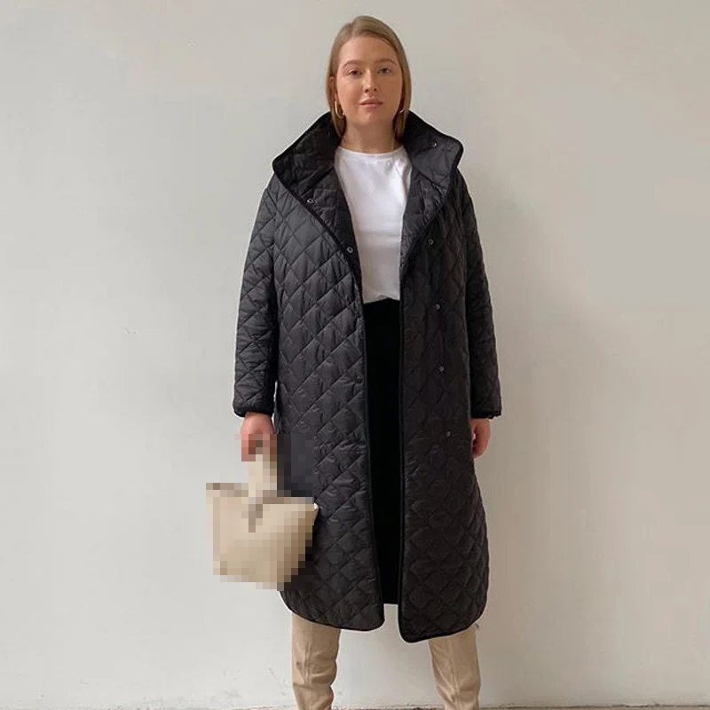 Повседневные парки с воротником стойкой Katara женские модные однотонные пальто