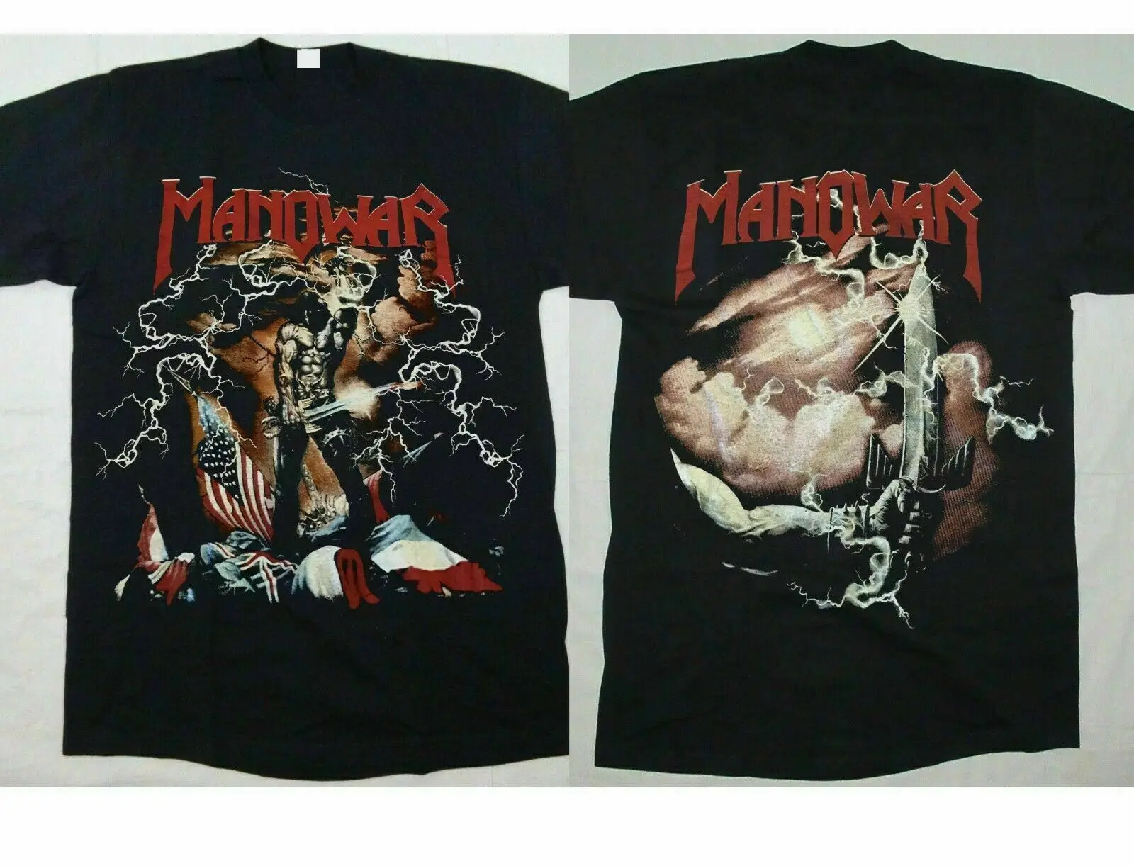 Винтажная Футболка MANOWAR Kings Of Metal Reprint USA ограниченный выпуск! Топы Homme|Мужские